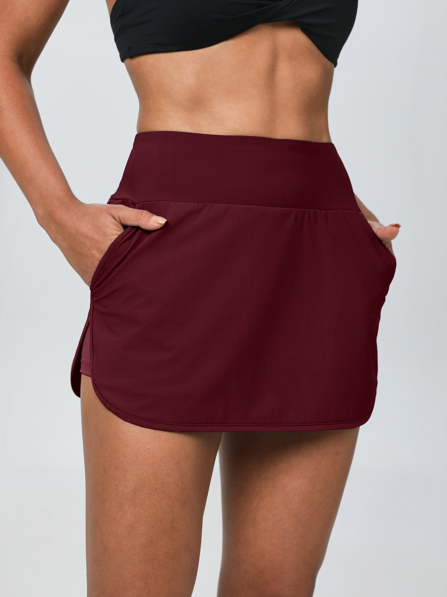 Keeper Cooling Quick-Dry High-Waisted Tennis Skort