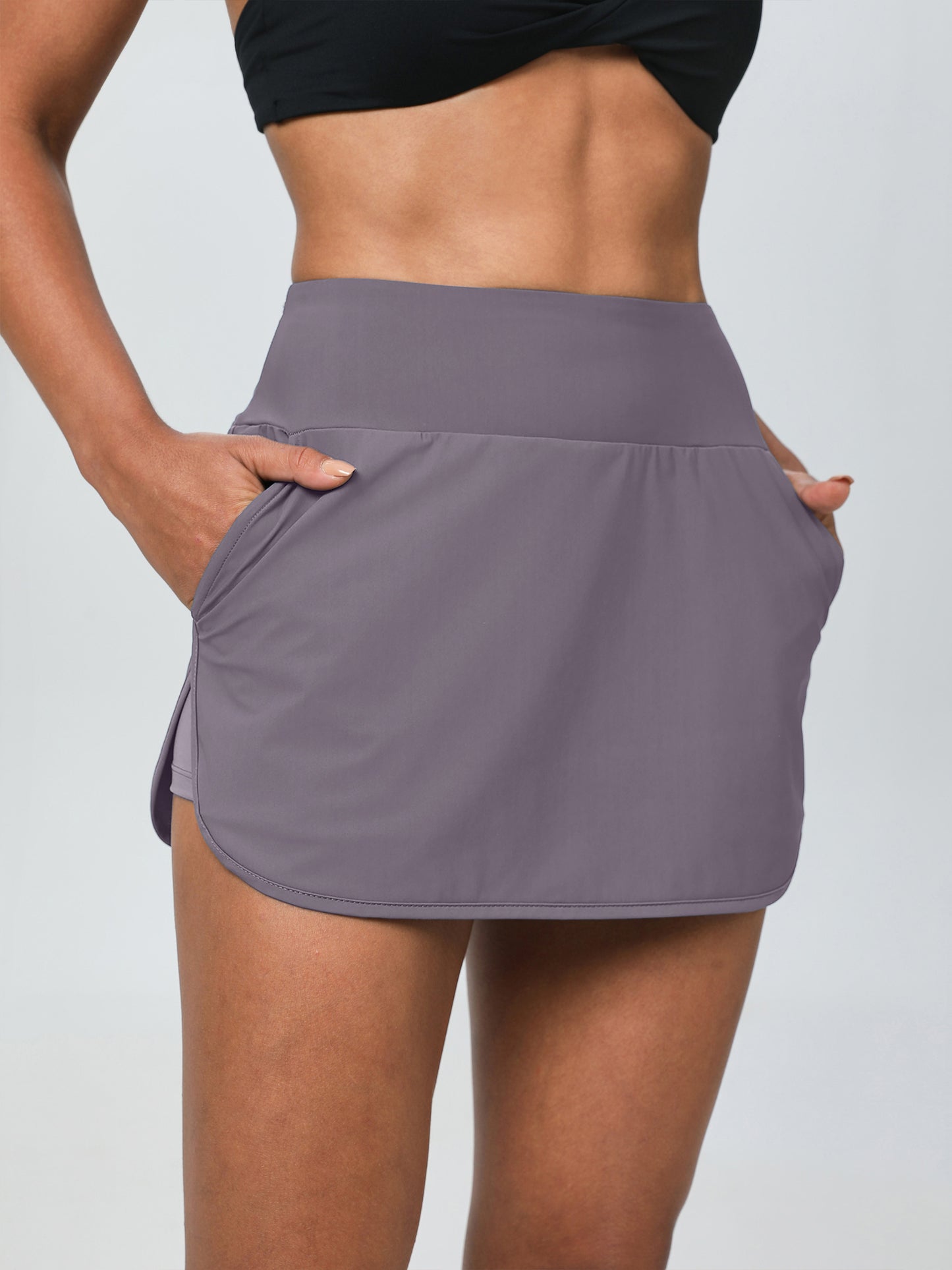 Keeper Cooling Quick-Dry High-Waisted Tennis Skort