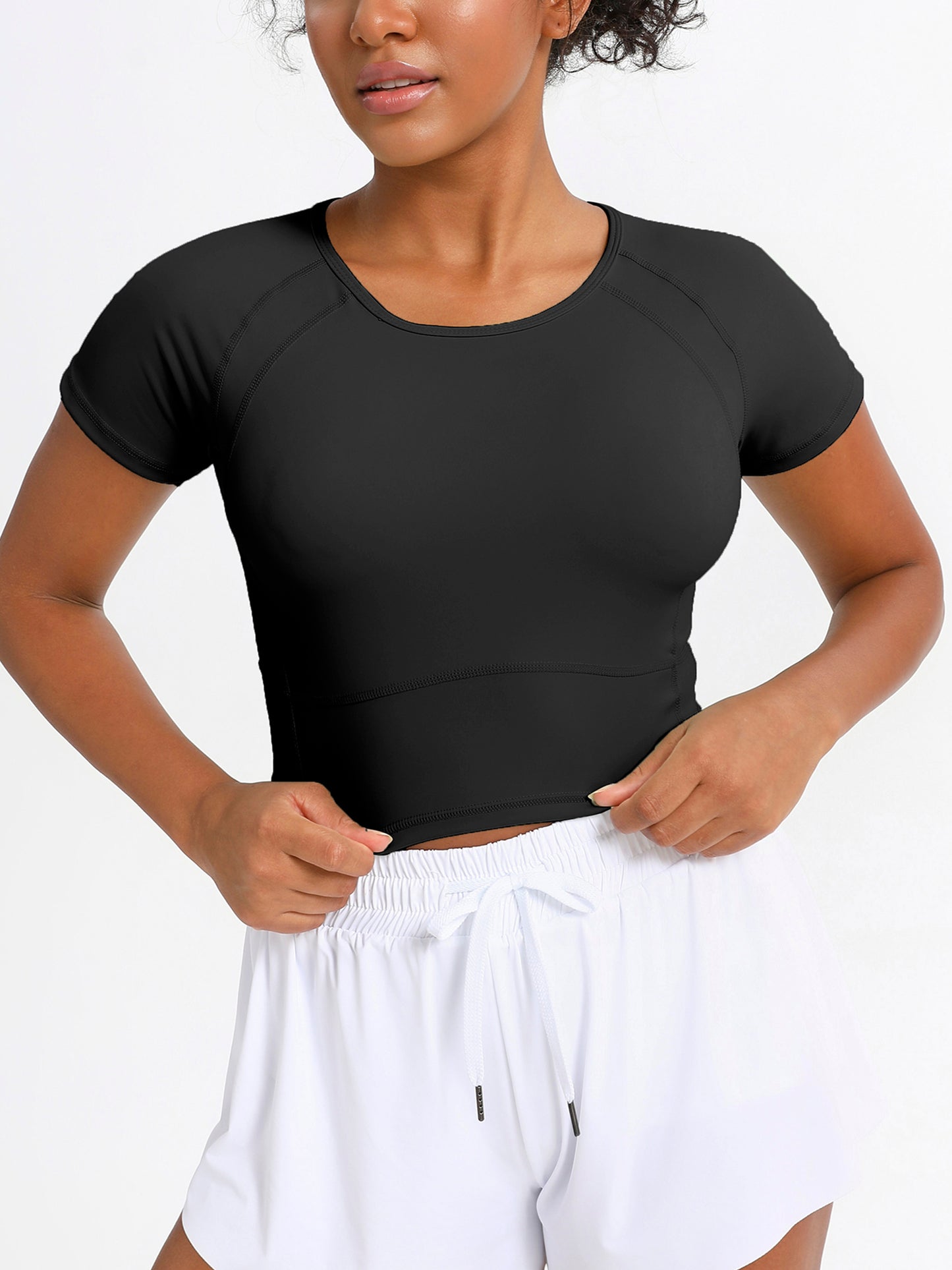 keeper Premium Yoga & Pilates Training Short Sleeve Top
