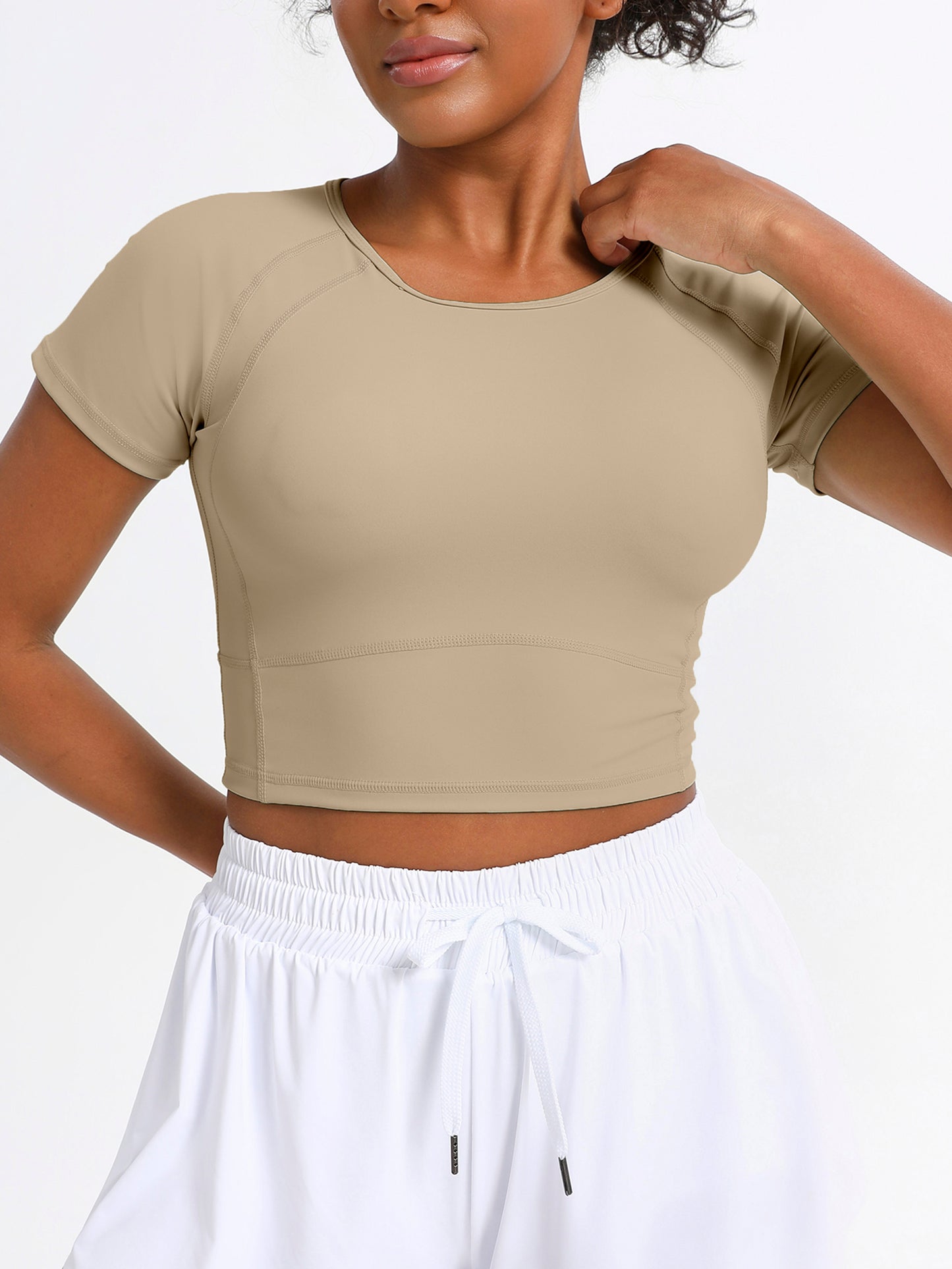 keeper Premium Yoga & Pilates Training Short Sleeve Top