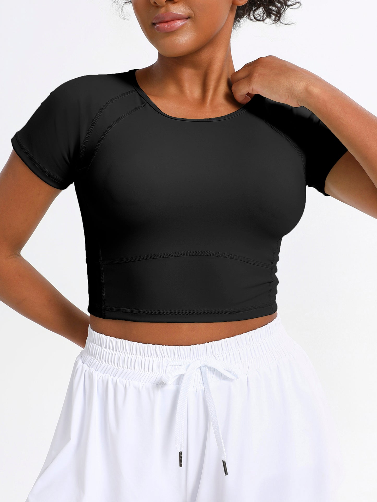 keeper Premium Yoga & Pilates Training Short Sleeve Top