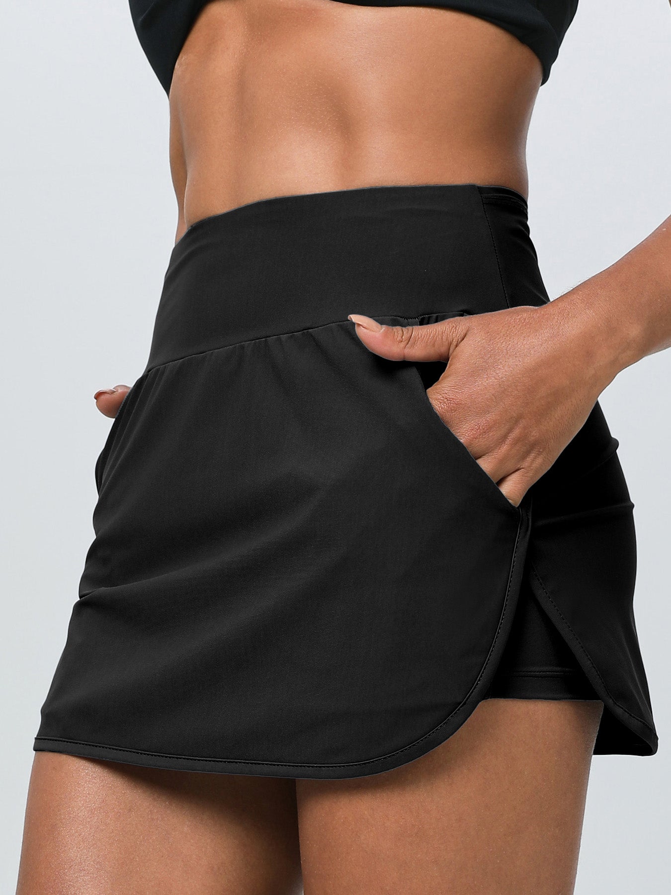 Keeper Cooling Quick-Dry High-Waisted Tennis Skort