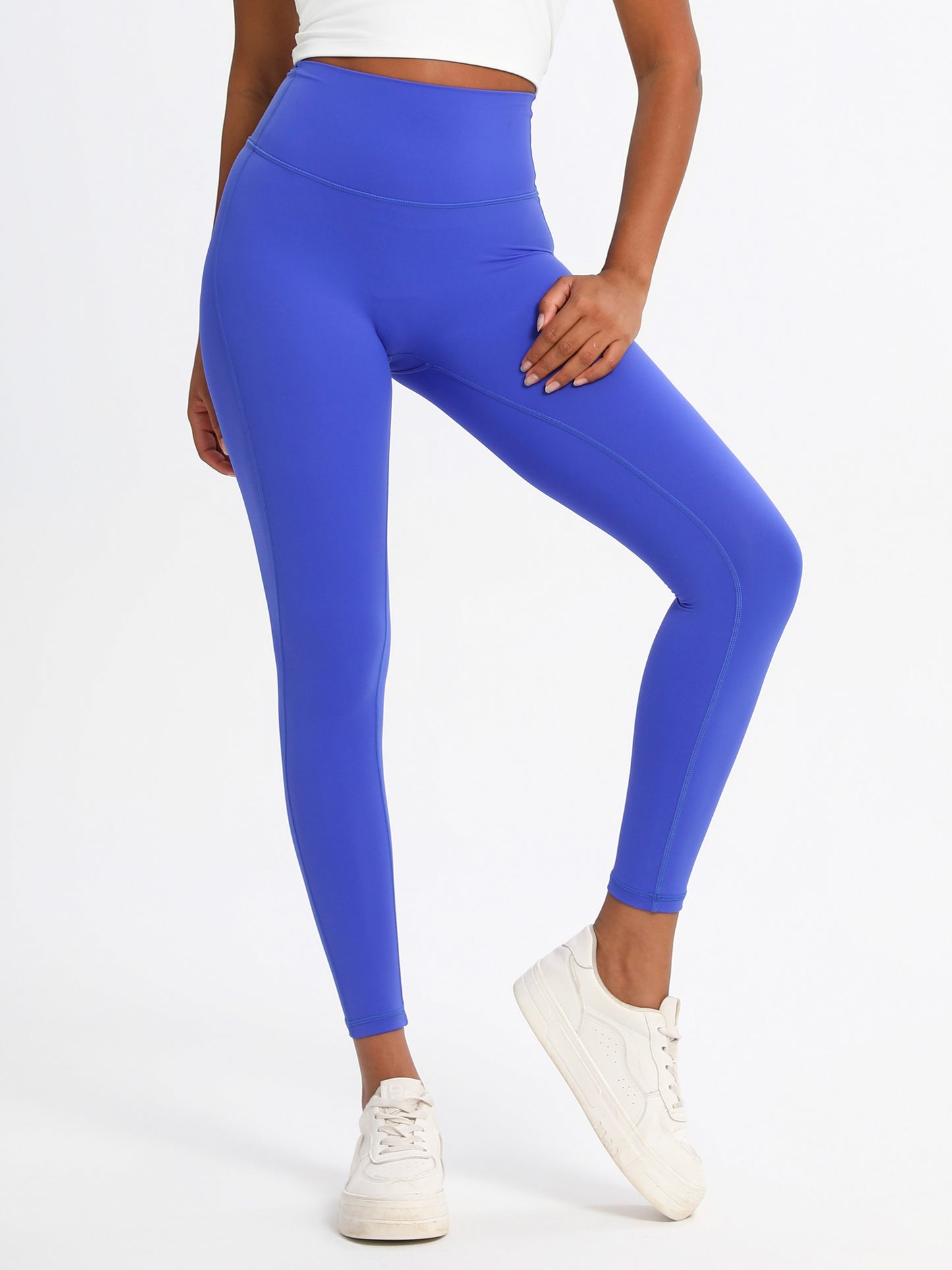 Keeper High-Elasticity Nylon Yoga Pants with Waist Lifting