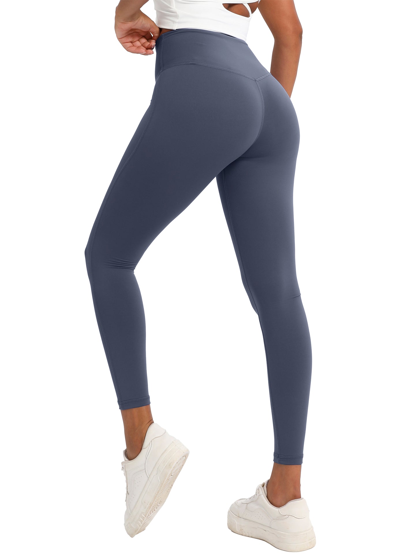 Keeper High-Elasticity Nylon Yoga Pants with Waist Lifting