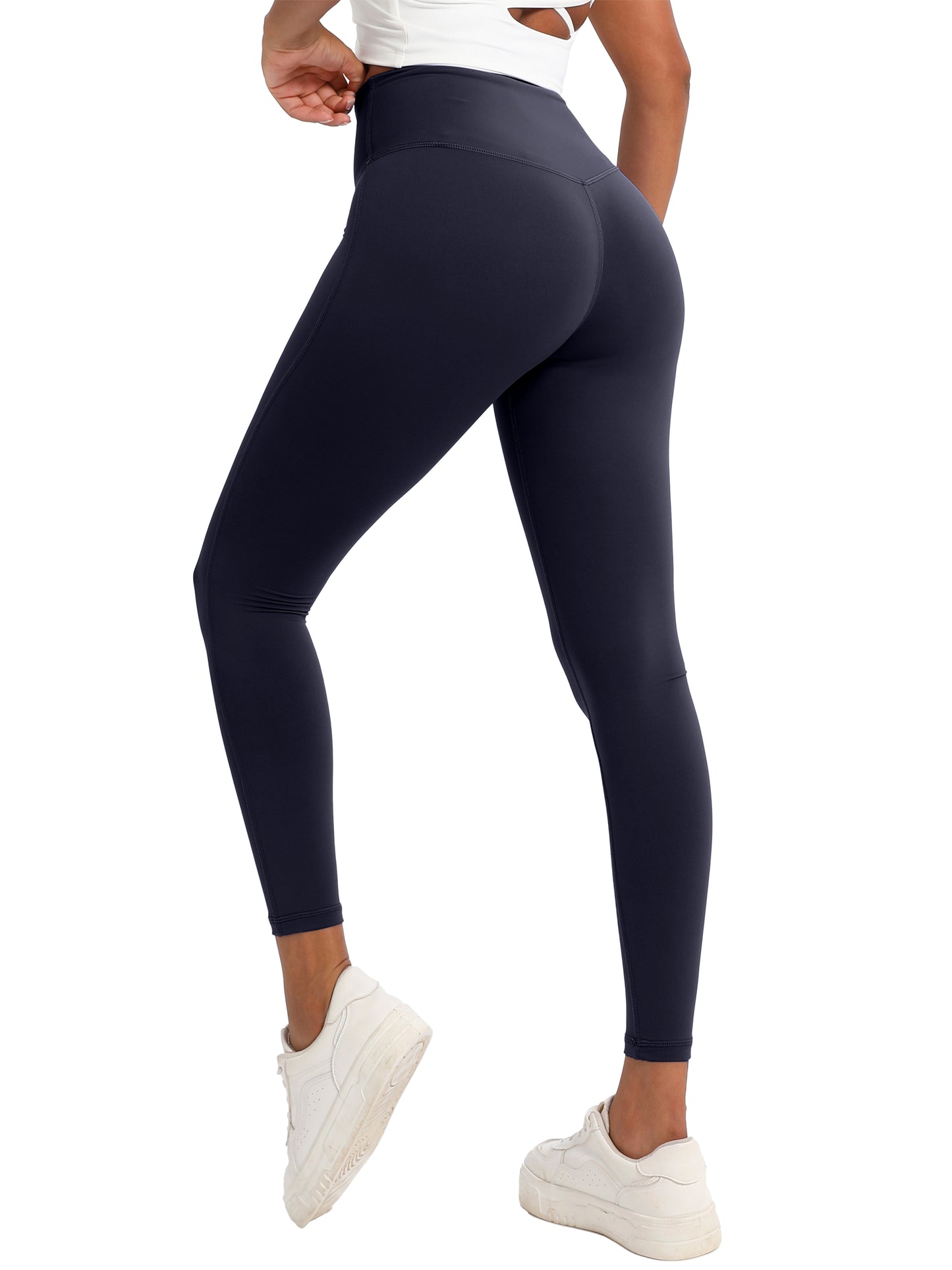 Keeper High-Elasticity Nylon Yoga Pants with Waist Lifting