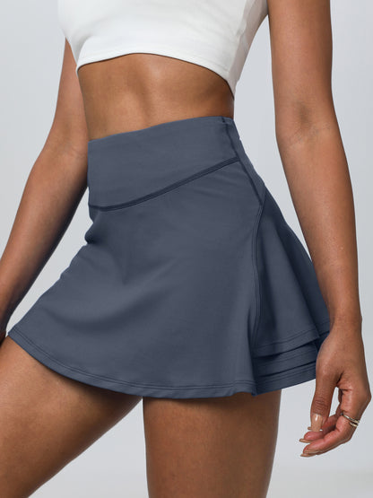 Keeper  3-Layer Pleated A-Line Tennis Skirt