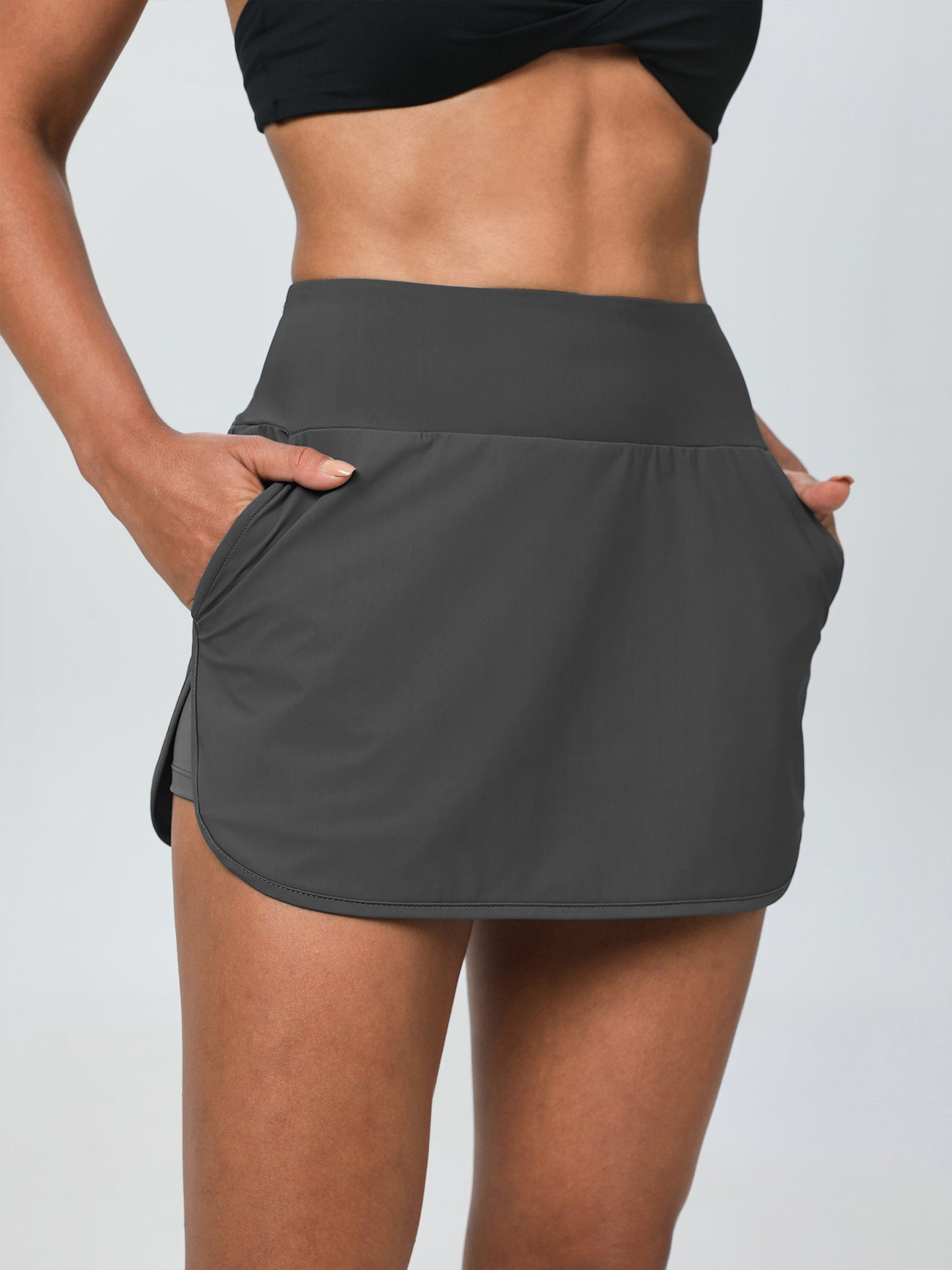 Keeper Cooling Quick-Dry High-Waisted Tennis Skort