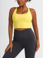 keeper    Nude-feel Cross-back Women's Yoga & Running Sports Bra