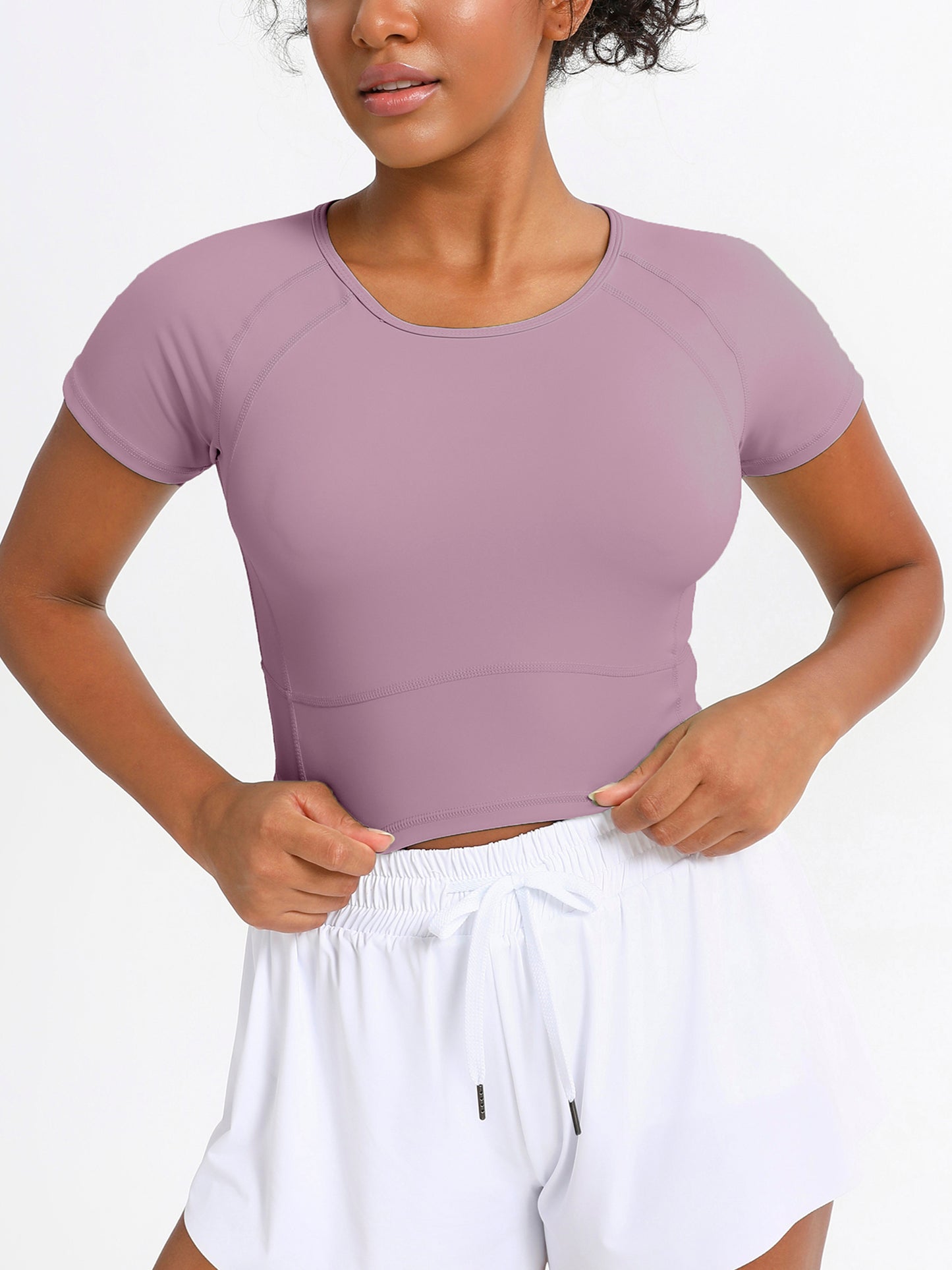keeper  Premium Yoga & Pilates Training Short Sleeve Top