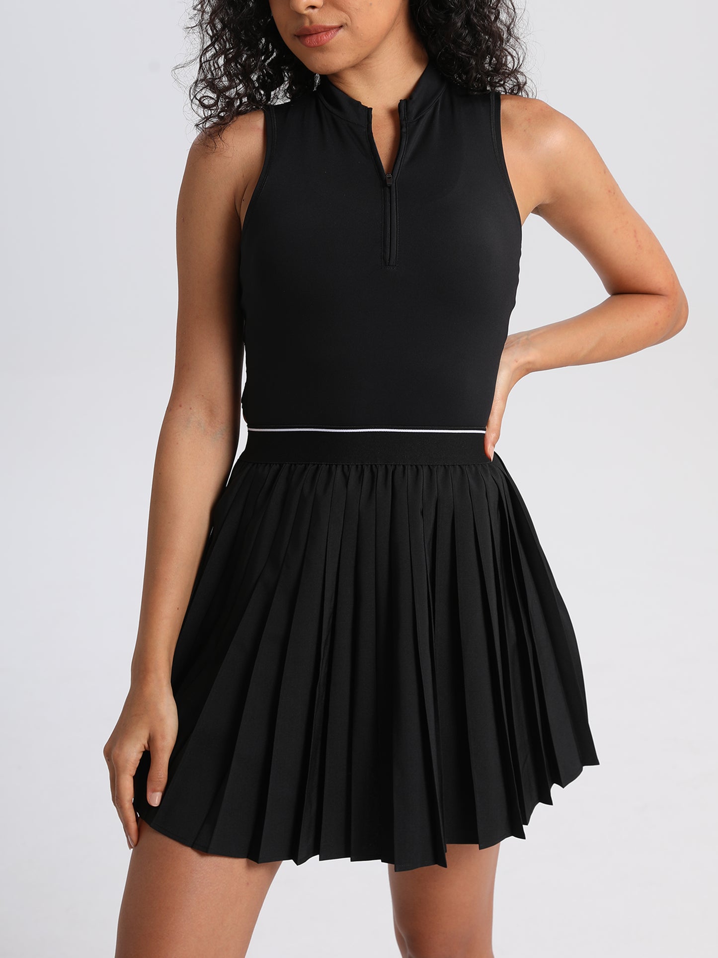 Keeper  Match-Ready Open-Back Tennis Dress
