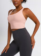 keeper    Nude-feel Cross-back Women's Yoga & Running Sports Bra