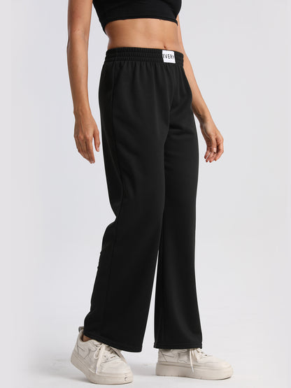 keeper  High - waisted Hip - lifting Wide - leg Straight Pants