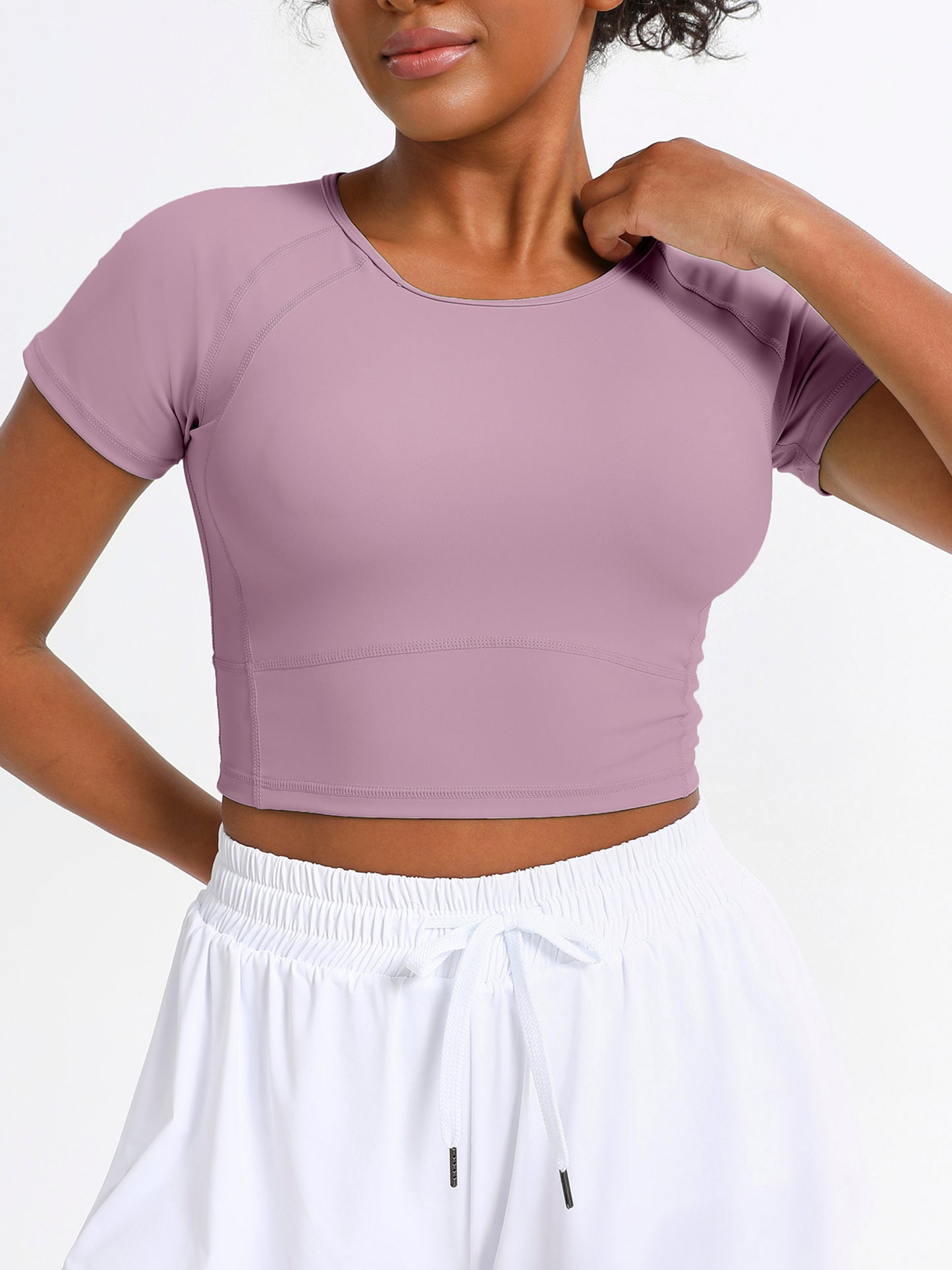 keeper  Premium Yoga & Pilates Training Short Sleeve Top