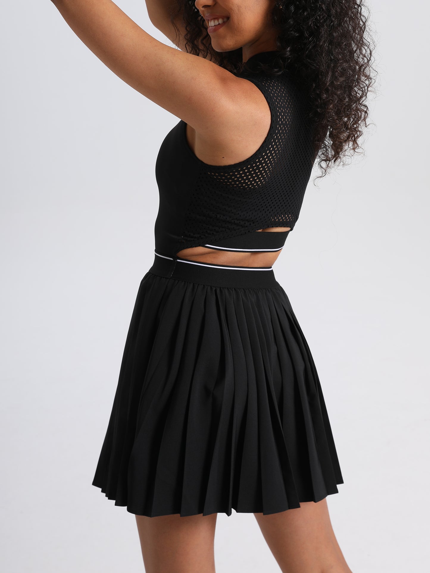 Keeper  Match-Ready Open-Back Tennis Dress