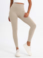 Keeper High-Elasticity Nylon Yoga Pants with Waist Lifting