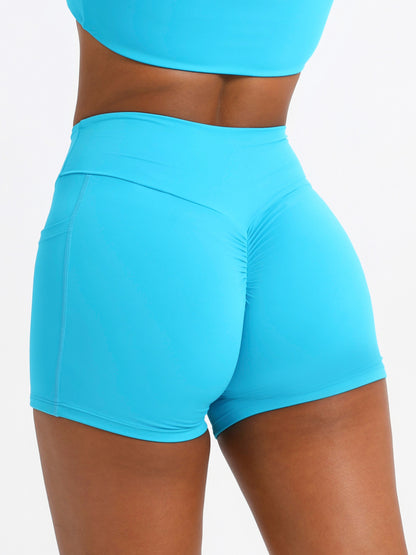 keeper  Nude Pocketed Running Yoga Shorts