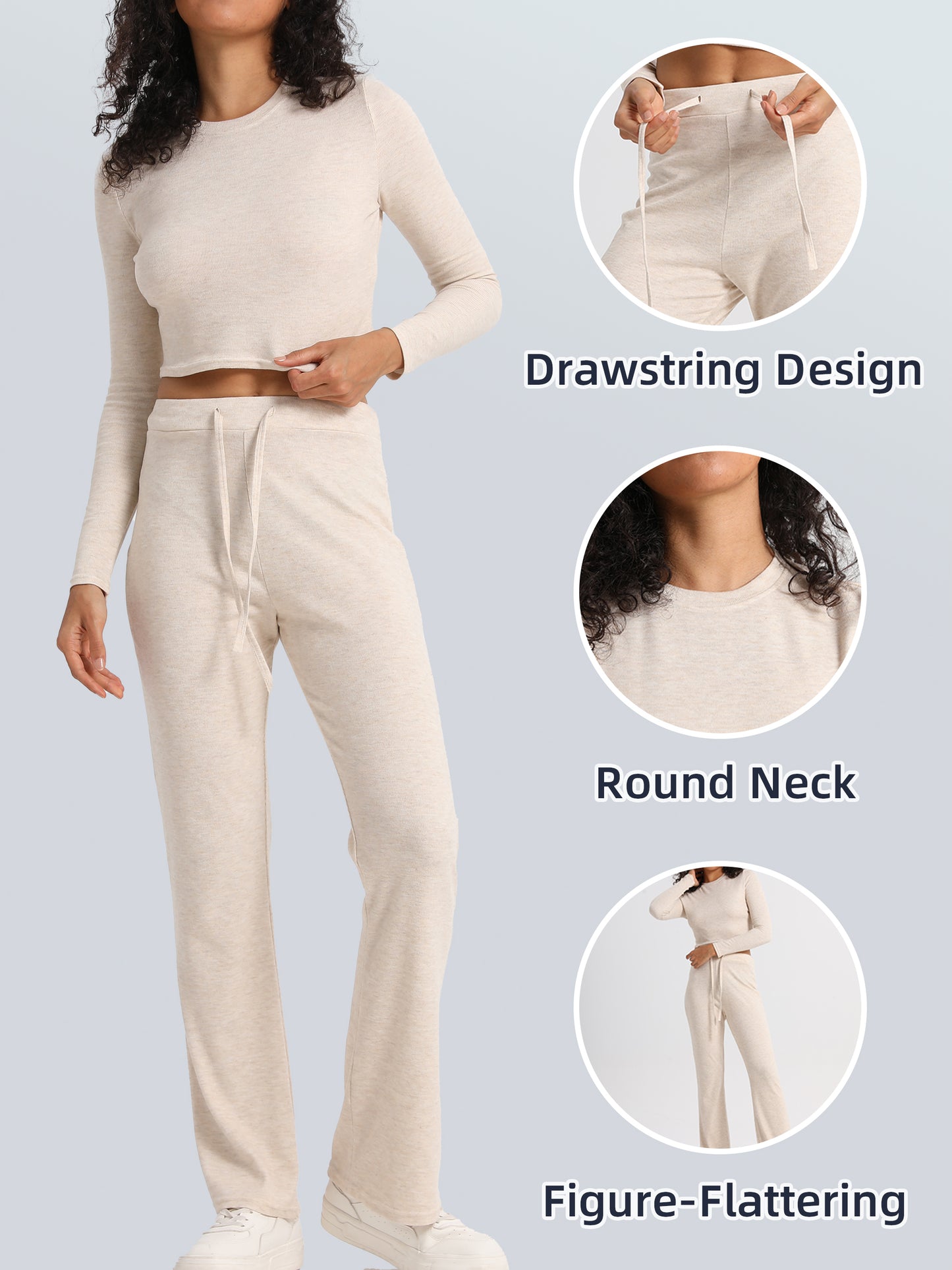 keeper  Lazy-style Knit Two-piece