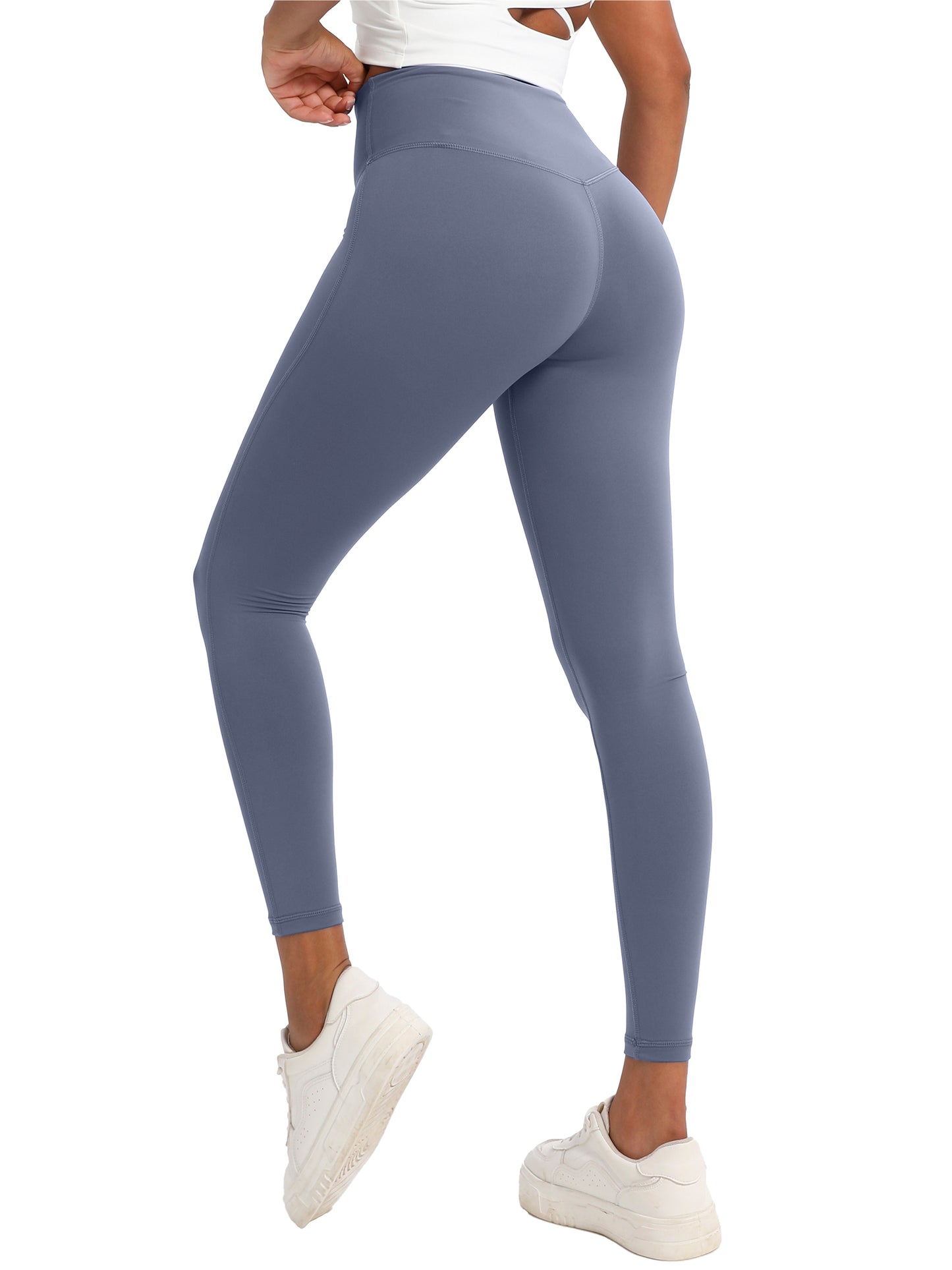 Keeper High-Elasticity Nylon Yoga Pants with Waist Lifting