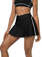 Keeper  High - Waisted Hip - Lifting Anti - Peek A - Line Yoga Skort