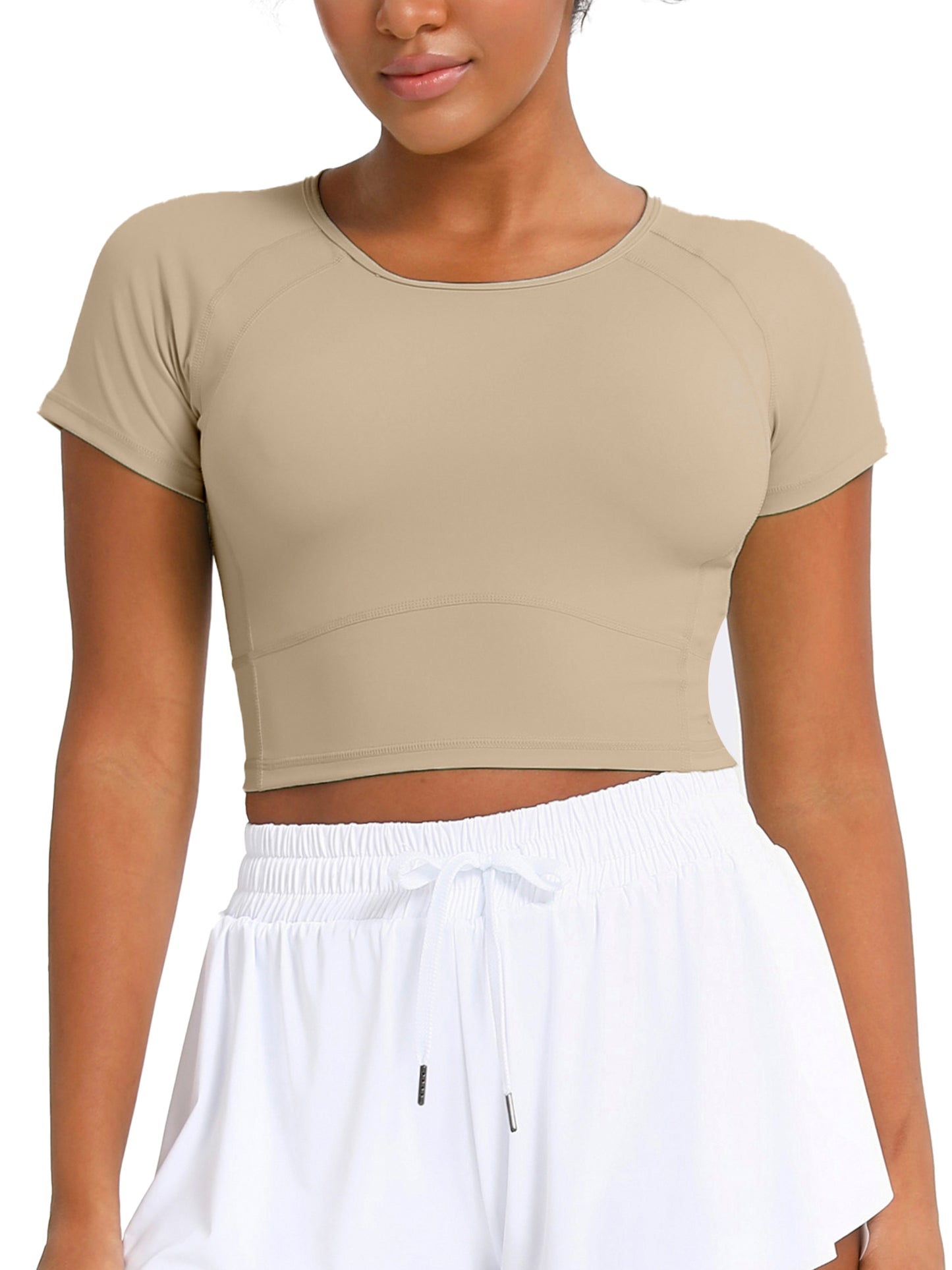 keeper  Premium Yoga & Pilates Training Short Sleeve Top